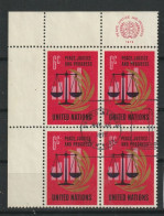 Verenigde Naties New York Y/T 206 (0) In Blok Van 4. - Used Stamps