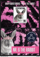 LIECHTENSTEIN 2023, The Rabbit Crypto Stamp N° 6 Mint NH Souvenir Sheet***SOLD OUT - Neufs