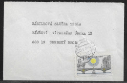 Czechoslovakia. Stamp Sc. 2181 On Letter, Sent From Zilina  23.08.78 For “Tesla” Uhersky Brod. - Lettres & Documents