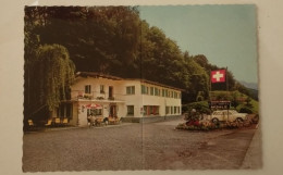 Unterterzen Am Walensee, Hotel-Restaurant Mühle, Werbe-AK, 1970 - Quarten