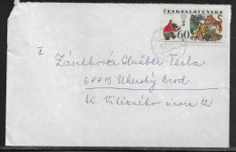Czechoslovakia. Stamp Sc. 2131 On Letter, Sent From Hrobouow 28.08.78 For “Tesla” Uhersky Brod. - Lettres & Documents
