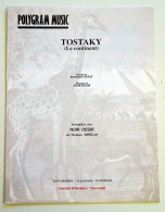 Partition Vintage Sheet Music NOIR DESIR : Tostaky - Années 90 Rock Français - Libri Di Canti