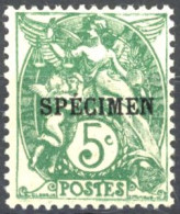 [** SUP] N° 111-CI1, 5c Vert - SPECIMEN - Cote: 60€ - Cours D'Instruction