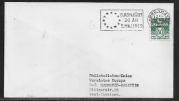 Denmark. 20 Years Of The European Council.   Philatelic Envelope With Special Cancellation. - Covers & Documents