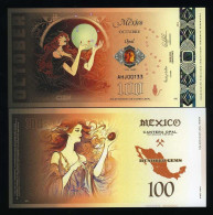 Mexico, 100 Gems 2023 Fantasy Polymer, October, Opal - Sonstige & Ohne Zuordnung