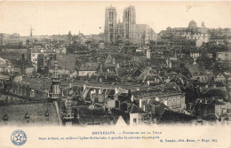 BELGIQUE - Bruxelles - Panorama De La Ville - L'église Sainte Gudule - La Colonne Du Congrès - Carte Postale Ancienne - Prachtstraßen, Boulevards