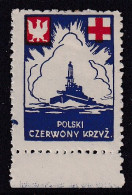 POLAND 1942 Field Post Red Cross Seals Mint Hinged - Vignettes De La Libération
