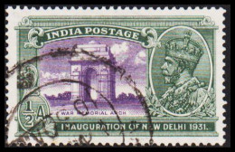 1931. INDIA. Georg V INAUGURATION OF NEW DELHI ½ A.  - JF540063 - 1911-35 King George V
