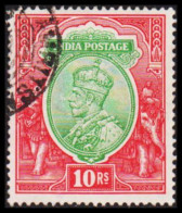 1911-1922. INDIA. Georg V INDIA POSTAGE 10 Rs.  - JF540070 - 1911-35 King George V