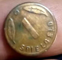 Germany 1949, Spiel Geld Token, Tiny Size, 1 Pfining , Rare, Agouz - Noodgeld