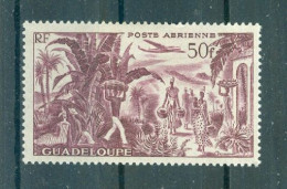 GUADELOUPE - P.A. N°13* MH Trace De Charnière SCAN DU VERSO - Vues. - Airmail