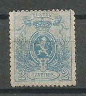 Belgique Belgie Belgium COB 24a MNG / (*) 1867 Petit Lion (Neuf Sans Gomme) - 1866-1867 Kleine Leeuw
