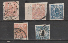 HONGRIE -JOURNAUX ET DIVERS - 5 TIMBRES  OBLITÉRÉS - Newspapers