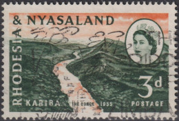 1960 Südrhodesien ° Mi:GB-RH 34, Sn:GB-RH 172, Yt:GB-RH 33,Kariba Gorge, Opening Of Kariba Hydro-electric Power Plant - Rhodesien & Nyasaland (1954-1963)