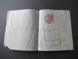 Österreich 1906 Ganzsache / Umschlag / Private Ausgabe ?! Abs. Ig. Tenger Wien 3/2 Nach Nürnberg Mit Ank. Stempel - Enveloppes