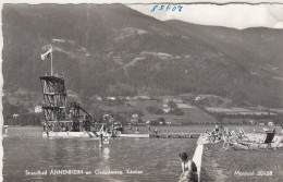 E1829) Strandbad ANNENHEIM Am Ossiachersee - Kärnten - Badende  U. Sprungturm Etc. - Tolle DETAILS - Ossiachersee-Orte