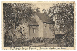 CPA Oostmalle, Kapel Met Kalvarieberg, Gedenkteken Albert I Van Simon Goossens - Malle