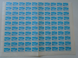 ZA484.3  ROMANIA   Sheet With   100 Stamps  2,20 Lei,  Ship Oltul,   Cancel Bucuresti  1974 - Other & Unclassified