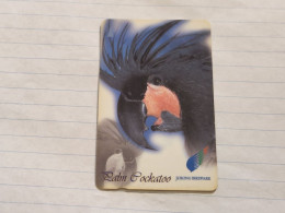 SINGAPORE-(104SIGC-0/b)-Palm Cockatoo-(120)-(104SIGD-142098)($10)(1/1/1997)-used Card+1card Prepiad Free - Singapore