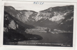 E1895) HALLSTATT - Hallstättersee Vom Rudolfsturm Am Salzberg Mit Blick Auf Obertraun & Ausseergebirge - Hallstatt