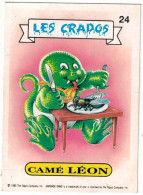 Carte Les Crados, N° 24, Camé Léon, Garbage Pail Kids - Autres & Non Classés
