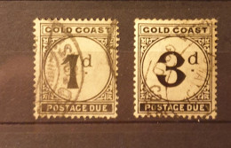 01 - 24 // Gold Coast - Côte D'Or -  Taxe N°2 + N°4  - Old Stamps - Costa D'Oro (...-1957)