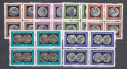 Bulgaria 1967 - Antique Coins, Mi-Nr. 1698/703, Bloc Of Four, MNH** - Ungebraucht
