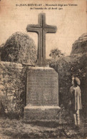 K0501 - St JEAN BRÉVELAY - D56 - Monument érigé Aux Victimes De L'Incendie Du 28 Avril 1901 - Saint Jean Brevelay