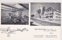 La Tour-de-Trême. Café Restaurant De La Tour, Carlo Grisoni-Buchs - La Tour-de-Trême