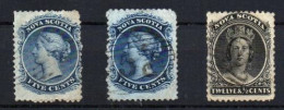Nueva Escocia Nº 7,10. Año 1860 - Used Stamps