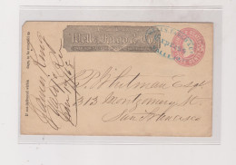 UNITED STATES WELLS FARGO & CO VALLEJO Nice Postal Stationery - ...-1900
