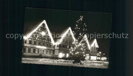 41760083 Ebingen Weihnachtskarte Untere Vorstadt Mit Tannenbaum Ebingen - Albstadt