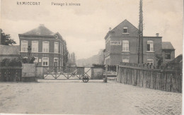 Remicourt  ,  Passage à Niveau ,( Cachet Allemand Du 21 - 9 - 1914 ) Train , Gare - Remicourt