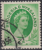 1954 Rhodesien & Nyasaland ° Mi:GB-RH 3, Sn:GB-RH 143, Yt:GB-RH 3, Queen Elizabeth II (1926-2022) - Rhodesia & Nyasaland (1954-1963)