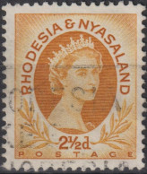 1956 Rhodesien & Nyasaland ° Mi:GB-RH 4, Sn:GB-RH 143B, Yt:GB-RH 18, Queen Elizabeth II (1926-2022) - Rodesia & Nyasaland (1954-1963)