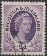 1954 Rhodesien & Nyasaland ° Mi:GB-RH 9, Sn:GB-RH 148, Yt:GB-RH 8, Queen Elizabeth II (1926-2022) - Rhodesië & Nyasaland (1954-1963)