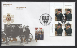 2004  Governor General E. Hnatyshyn  Sc 2034  Plate Block Of 4 - 2001-2010