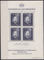 F-EX46783 LIECHTENSTEIN MH 1938 STAMPS EXHIBITION JOSEF RHEINBERGER.  - ...-1912 Prefilatelia