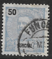 Funchal – 1898 King Carlos 50 Réis Used Stamp - Funchal