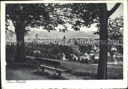 41743982 Bad Hersfeld Panorama Blick Vom Waldrand Ruhebank Kufpfertiefdruck Bad  - Bad Hersfeld