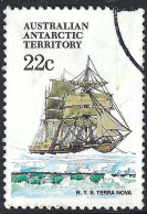 AUSTRALIAN ANTARCTIC TERRITORY (AAT) 1979 QEII 22c Multicoloured 'Ships, R.Y.S Terra Nova SG44 FU - Gebruikt