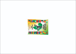 NIGER 2023 - DELUXE PROOF - FOOTBALL AFRICA CUP OF NATIONS COUPE D'AFRIQUE COTE D'IVOIRE - FLAGS ALGERIA ALGERIE - Afrika Cup