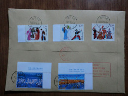 China. 2 Full Set  On Registered Envelope - Brieven En Documenten