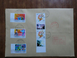 China. 2 Full Set  On Registered Envelope - Briefe U. Dokumente