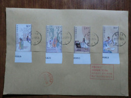 China.  Full Set  On Registered Envelope - Brieven En Documenten