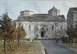 CARTOLINA  MANFREDONIA,PUGLIA-CHIESA DI SAN LEONARDO-MEMORIA,CULTURA,IMPERO ROMANO,BELLA ITALIA,NON VIAGGIATA - Manfredonia