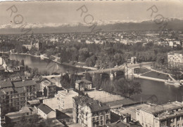 CARTOLINA  TORINO,PIEMONTE-PANORAMA COLLA CATENA DELLE ALPI-STORIA,MEMORIA,CULTURA,BOLLO STACCATO,VIAGGIATA 1948 - Panoramic Views