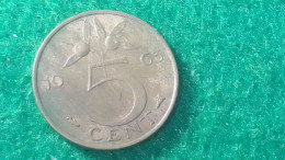 HOLLANDA- 1965        5 CENT          F - 5 Centavos