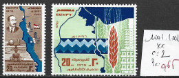 EGYPTE 1001-02 ** Côte 2 € - Ongebruikt