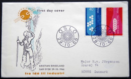 Norway 1966  Birkeland & Eyde   MiNr.549-50  (lot 6072 ) - FDC